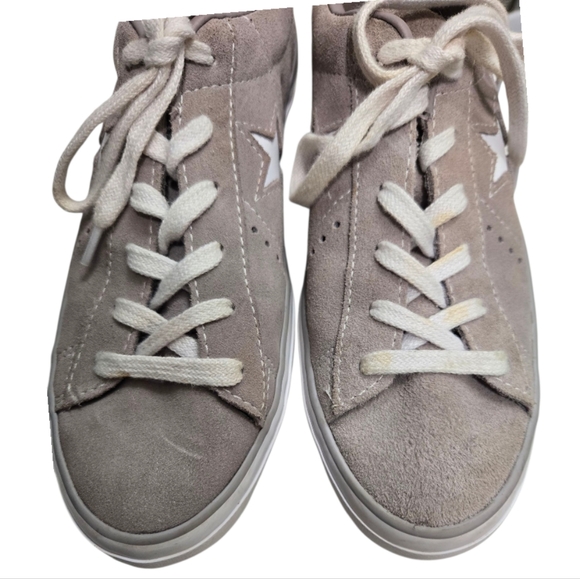 Converse One Star Platform Gray Suede Women's Athletic Shoes Size 7 - Picture 3 of 8